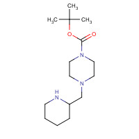 873315-23-2 tert-butyl 4-(piperidin-2-ylmethyl)piperazine-1-carboxylate chemical structure