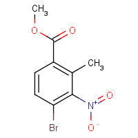 951016-29-8 methyl 4-bromo-2-methyl-3-nitrobenzoate chemical structure