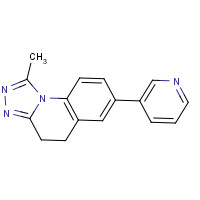 1404365-37-2 1-methyl-7-pyridin-3-yl-4,5-dihydro-[1,2,4]triazolo[4,3-a]quinoline chemical structure