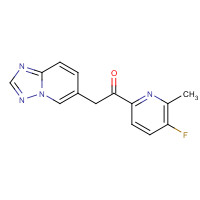1132610-47-9 1-(5-fluoro-6-methylpyridin-2-yl)-2-([1,2,4]triazolo[1,5-a]pyridin-6-yl)ethanone chemical structure