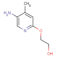1309384-96-0 2-(5-amino-4-methylpyridin-2-yl)oxyethanol chemical structure