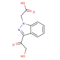 1386457-50-6 2-[3-(2-hydroxyacetyl)indazol-1-yl]acetic acid chemical structure
