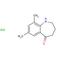 1259393-22-0 7,9-dimethyl-1,2,3,4-tetrahydro-1-benzazepin-5-one;hydrochloride chemical structure