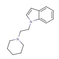 72395-47-2 1-(2-piperidin-1-ylethyl)indole chemical structure