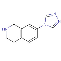 787640-40-8 7-(1,2,4-triazol-4-yl)-1,2,3,4-tetrahydroisoquinoline chemical structure