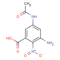 54002-31-2 5-acetamido-3-amino-2-nitrobenzoic acid chemical structure