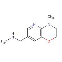 921938-85-4 N-methyl-1-(4-methyl-2,3-dihydropyrido[3,2-b][1,4]oxazin-7-yl)methanamine chemical structure