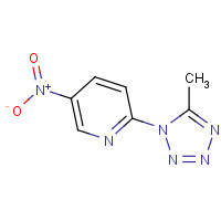 1266335-86-7 2-(5-methyltetrazol-1-yl)-5-nitropyridine chemical structure