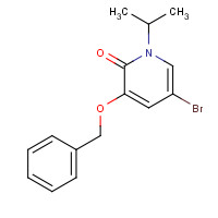 1333146-88-5 5-bromo-3-phenylmethoxy-1-propan-2-ylpyridin-2-one chemical structure