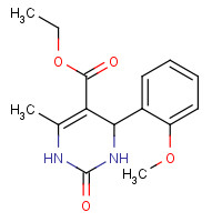111535-70-7 ethyl 4-(2-methoxyphenyl)-6-methyl-2-oxo-3,4-dihydro-1H-pyrimidine-5-carboxylate chemical structure