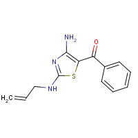 13807-12-0 [4-amino-2-(prop-2-enylamino)-1,3-thiazol-5-yl]-phenylmethanone chemical structure