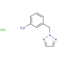157846-03-2 3-(triazol-2-ylmethyl)aniline;hydrochloride chemical structure