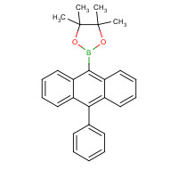 460347-59-5 4,4,5,5-tetramethyl-2-(10-phenylanthracen-9-yl)-1,3,2-dioxaborolane chemical structure