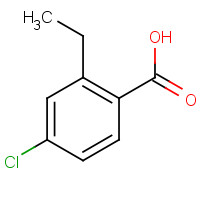 58231-16-6 4-chloro-2-ethylbenzoic acid chemical structure