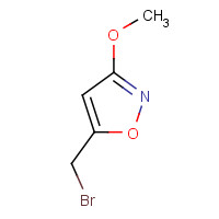 14423-89-3 5-(bromomethyl)-3-methoxy-1,2-oxazole chemical structure