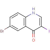 1260886-58-5 6-bromo-3-iodo-1H-quinolin-4-one chemical structure