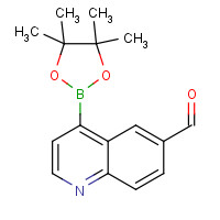 958852-17-0 4-(4,4,5,5-tetramethyl-1,3,2-dioxaborolan-2-yl)quinoline-6-carbaldehyde chemical structure
