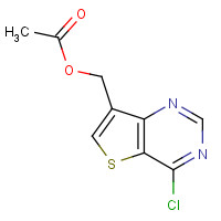 1318133-00-4 (4-chlorothieno[3,2-d]pyrimidin-7-yl)methyl acetate chemical structure