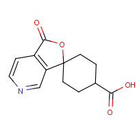 569351-62-8 1'-oxospiro[cyclohexane-4,3'-furo[3,4-c]pyridine]-1-carboxylic acid chemical structure