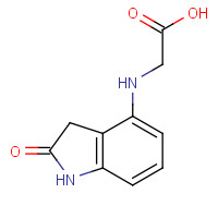 880095-14-7 2-[(2-oxo-1,3-dihydroindol-4-yl)amino]acetic acid chemical structure