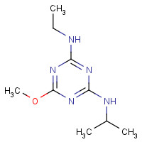 1610-17-9 4-N-ethyl-6-methoxy-2-N-propan-2-yl-1,3,5-triazine-2,4-diamine chemical structure