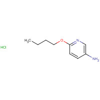 74185-95-8 6-butoxypyridin-3-amine;hydrochloride chemical structure