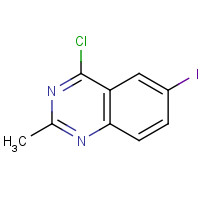 351426-06-7 4-chloro-6-iodo-2-methylquinazoline chemical structure