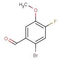 865186-62-5 2-bromo-4-fluoro-5-methoxybenzaldehyde chemical structure