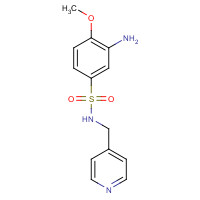 1040074-48-3 3-amino-4-methoxy-N-(pyridin-4-ylmethyl)benzenesulfonamide chemical structure