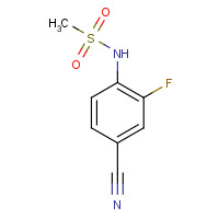 401909-16-8 N-(4-cyano-2-fluorophenyl)methanesulfonamide chemical structure