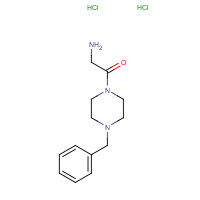 361979-30-8 2-amino-1-(4-benzylpiperazin-1-yl)ethanone;dihydrochloride chemical structure