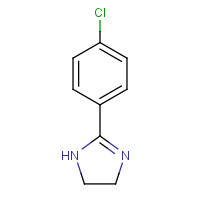 13623-52-4 2-(4-chlorophenyl)-4,5-dihydro-1H-imidazole chemical structure