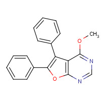 65147-81-1 4-methoxy-5,6-diphenylfuro[2,3-d]pyrimidine chemical structure