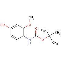 1435933-04-2 tert-butyl N-(4-hydroxy-2-methoxyphenyl)carbamate chemical structure