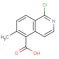 1245643-02-0 1-chloro-6-methylisoquinoline-5-carboxylic acid chemical structure