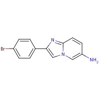 885950-52-7 2-(4-bromophenyl)imidazo[1,2-a]pyridin-6-amine chemical structure
