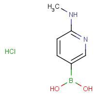 265664-53-7 [6-(methylamino)pyridin-3-yl]boronic acid;hydrochloride chemical structure