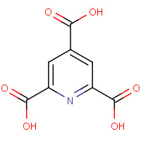 536-20-9 pyridine-2,4,6-tricarboxylic acid chemical structure