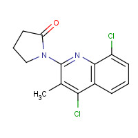 1354288-25-7 1-(4,8-dichloro-3-methylquinolin-2-yl)pyrrolidin-2-one chemical structure