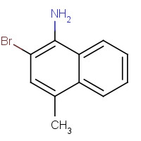 112929-88-1 2-bromo-4-methylnaphthalen-1-amine chemical structure
