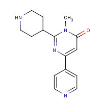 831231-81-3 3-methyl-2-piperidin-4-yl-6-pyridin-4-ylpyrimidin-4-one chemical structure