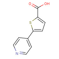 216867-32-2 5-pyridin-4-ylthiophene-2-carboxylic acid chemical structure