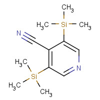 827616-49-9 3,5-bis(trimethylsilyl)pyridine-4-carbonitrile chemical structure