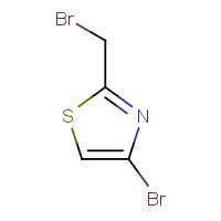 1138333-26-2 4-bromo-2-(bromomethyl)-1,3-thiazole chemical structure