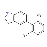 1176740-73-0 5-(2,6-dimethylphenyl)-2,3-dihydro-1H-indole chemical structure