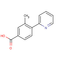 1431310-23-4 3-methyl-4-pyridin-2-ylbenzoic acid chemical structure