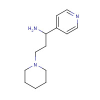 1315258-12-8 3-piperidin-1-yl-1-pyridin-4-ylpropan-1-amine chemical structure