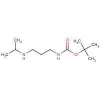 1229627-05-7 tert-butyl N-[3-(propan-2-ylamino)propyl]carbamate chemical structure