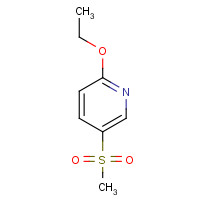 721430-01-9 2-ethoxy-5-methylsulfonylpyridine chemical structure