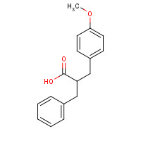 125036-79-5 2-benzyl-3-(4-methoxyphenyl)propanoic acid chemical structure